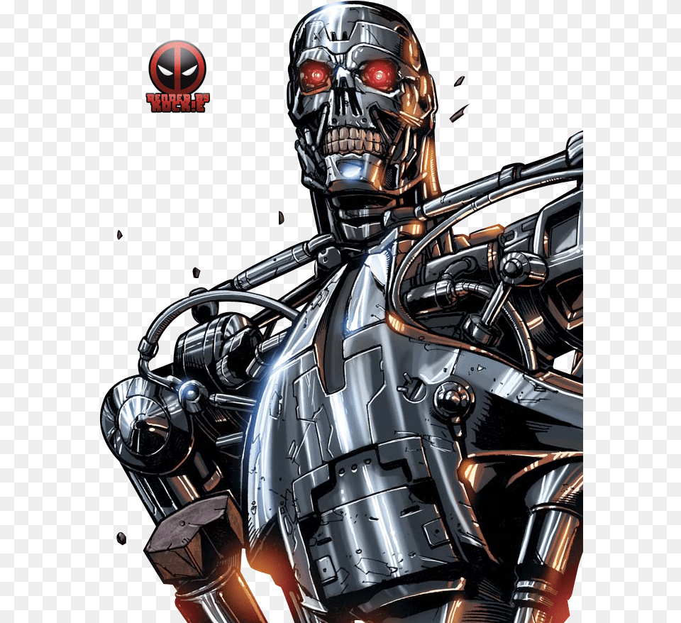 Terminator, Robot, Helmet, Motorcycle, Transportation Free Transparent Png