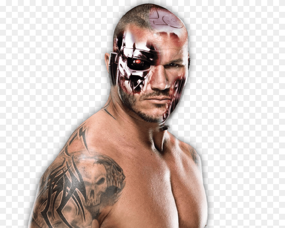 Terminator, Tattoo, Skin, Portrait, Face Free Png Download