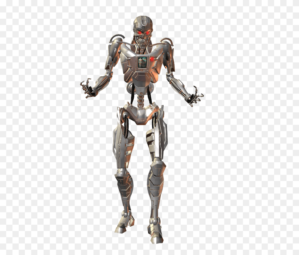 Terminator, Robot, Adult, Male, Man Png Image