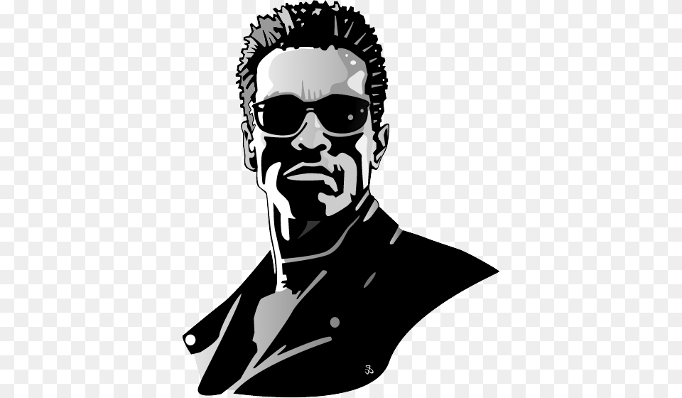 Terminator Arnold Schwarzenegger Coloring Pages, Accessories, Stencil, Sunglasses, Male Free Png