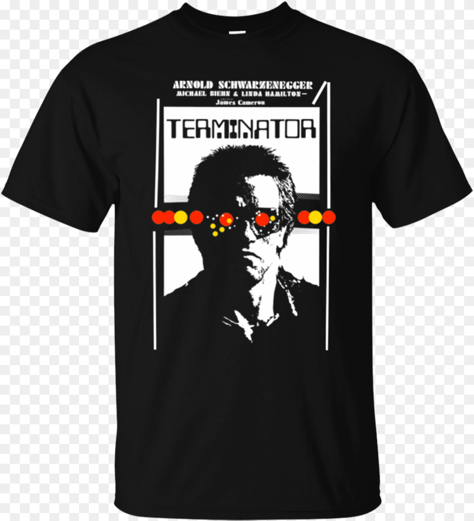 Terminator Arnold Schwarzenegger Movie Polish Poster Rick And Morty Adidas, T-shirt, Clothing, Person, Man Free Png Download