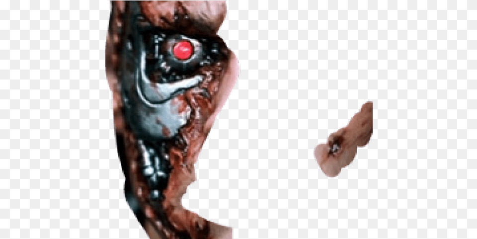 Terminator Clipart Picsart Terminator 2 Arnold Face Half, Injury, Person, Alien, Baby Free Transparent Png