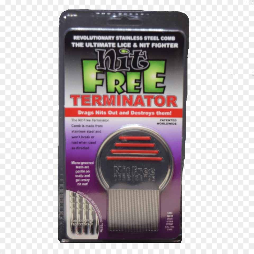 Terminator Metal Lice Comb Instruction, Electronics, Mobile Phone, Phone, Adapter Png