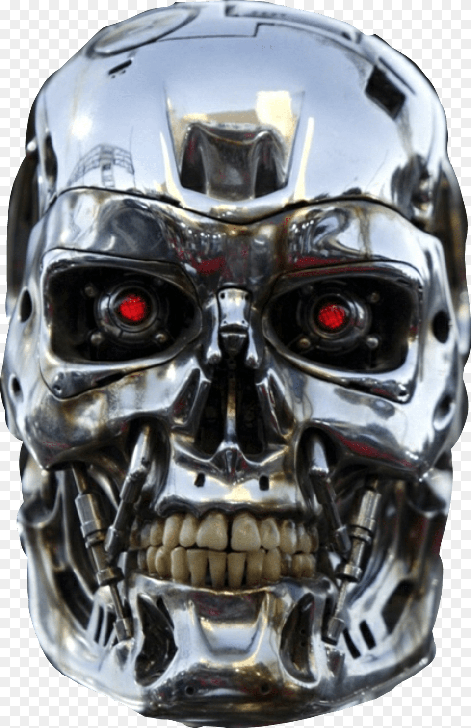 Terminator Robot Half Face, Helmet Png