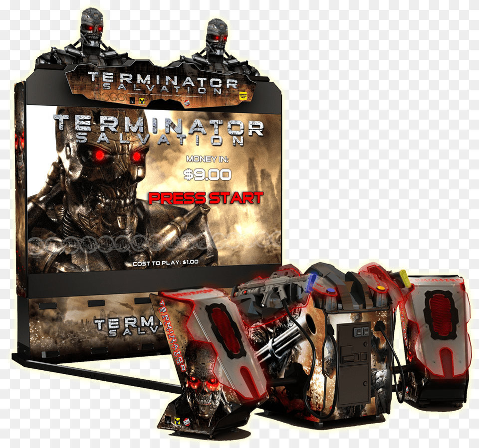 Terminator Salvation Game Arcade, Adult, Male, Man, Person Free Png