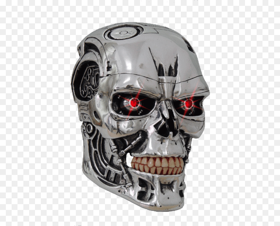 Terminator Skull Terminator Head, Helmet, Appliance, Blow Dryer, Device Png Image