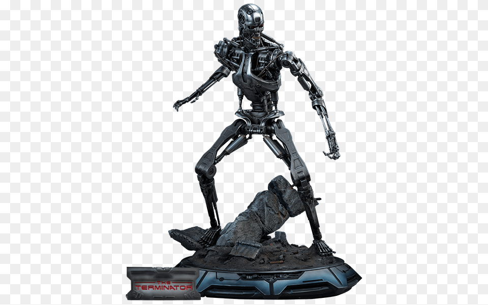 Terminator T Endoskeleton Maquette Sideshow Wishlist, Adult, Male, Man, Person Free Png Download