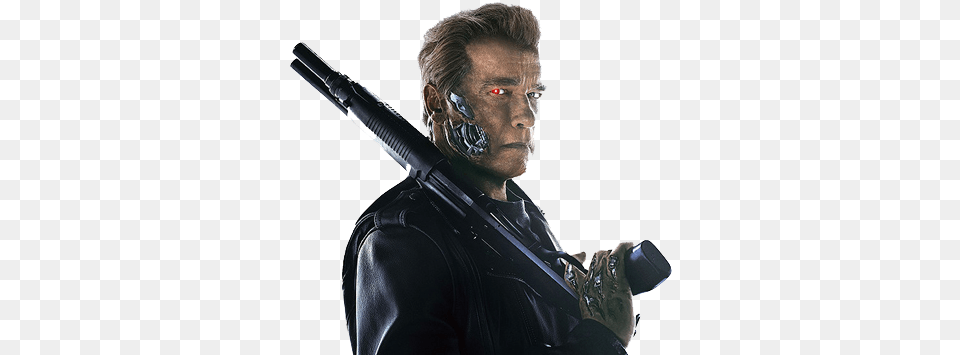 Terminator Transparent Picture Terminator Genisys 3d Includes 2d Version Zavvi, Firearm, Weapon, Adult, Gun Png Image