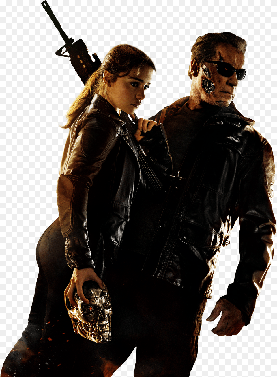 Terminator Trying To Find Some Good Promo Shots Emiliaclarke Free Png Download
