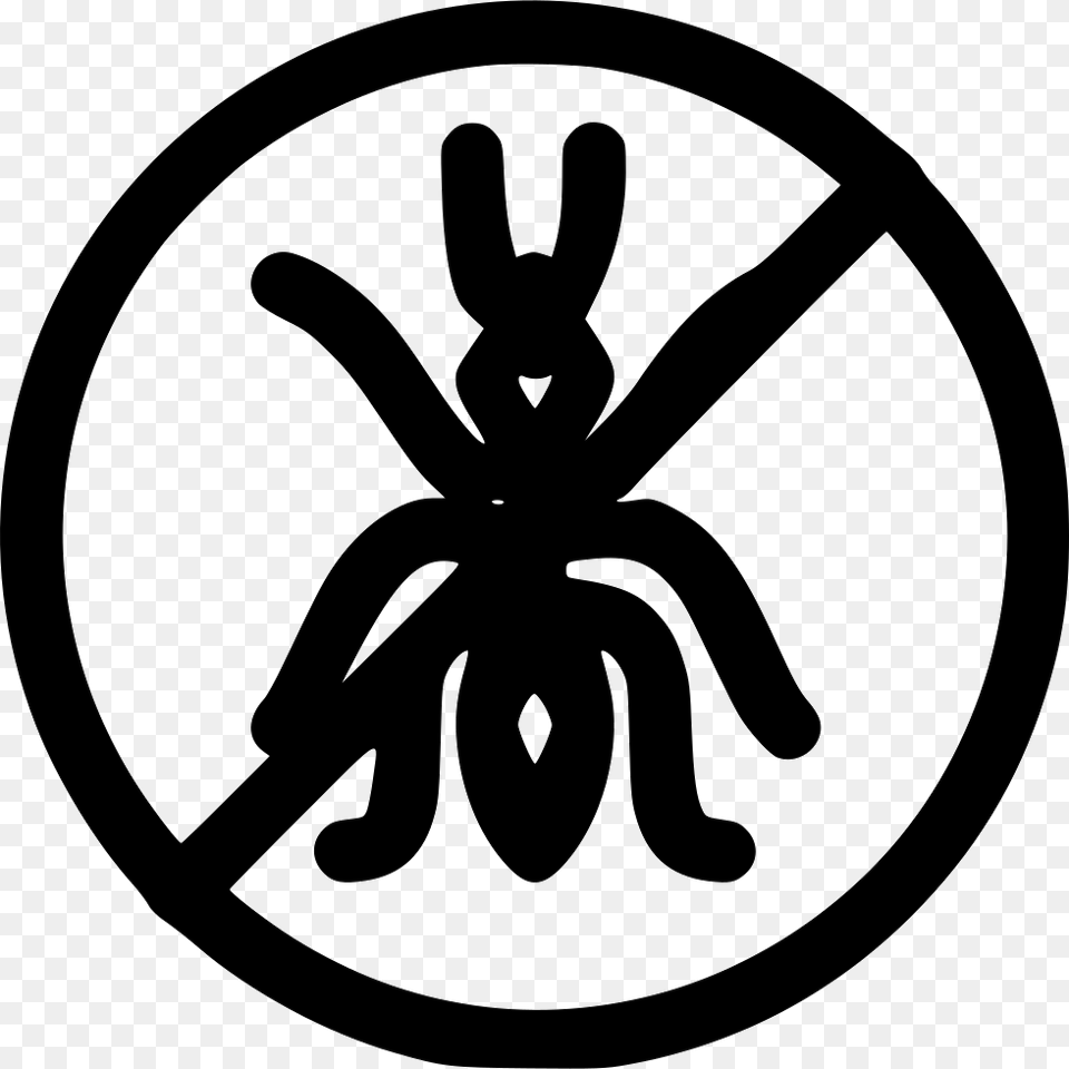 Termite Resistance Tick Vermin Bee Terminator No Pizza Icon, Animal, Invertebrate, Spider Free Png