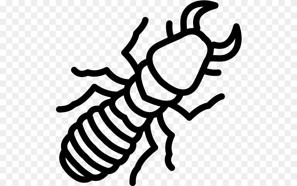 Termites Control Illustration, Gray Png