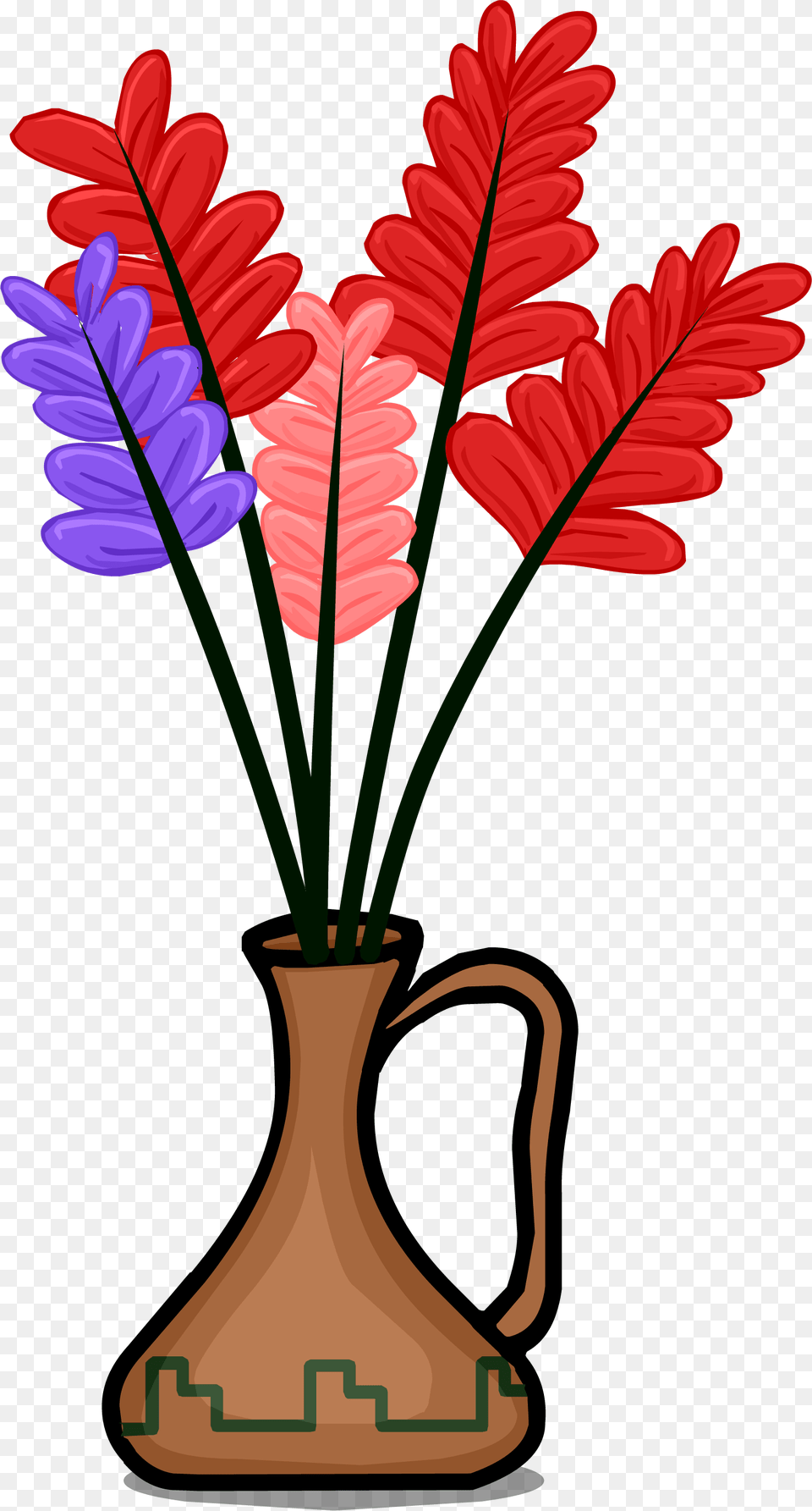 Terracotta Pitcher Sprite 002 Terracotta, Flower, Flower Arrangement, Plant, Jar Png