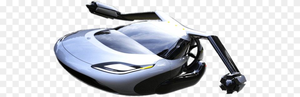 Terrafugia Futuristic Flying Car, Helmet, Motorcycle, Transportation, Vehicle Png Image