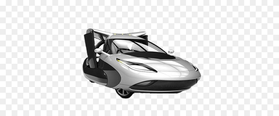 Terrafugia Tf X Flying Car On The Ground, Transportation, Vehicle, Machine, Wheel Png