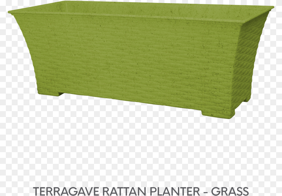 Terragave Rattan Planter Bench, Furniture, Potted Plant, Plant, Tub Free Png Download