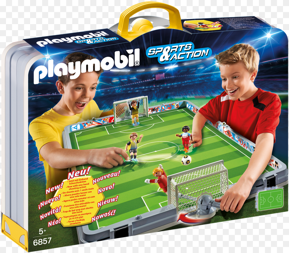 Terrain De Foot Playmobil, Boy, Child, Person, Male Free Transparent Png
