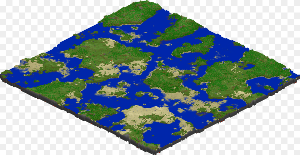 Terrain Generation But With Larger Biomes And Oceans Free Png