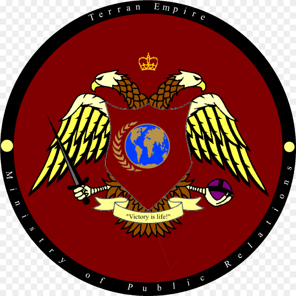 Terran Empire Terranterblx Twitter Byzantine Eagle, Emblem, Symbol, Animal, Bird Png