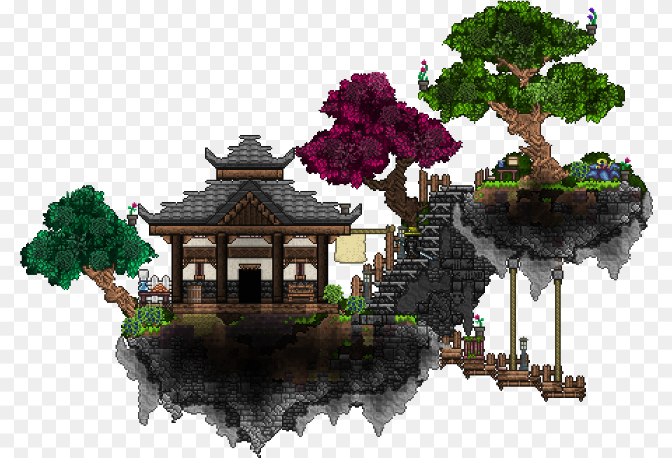 Terraria Dojo, Plant, Tree, Vegetation, Land Png Image