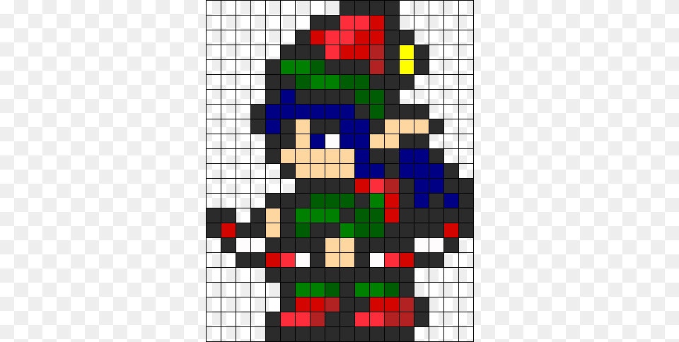 Terraria Elf Archer Perler Bead Pattern Bead Sprite Perler Beads Terraria Pattern, Chess, Game Free Png Download