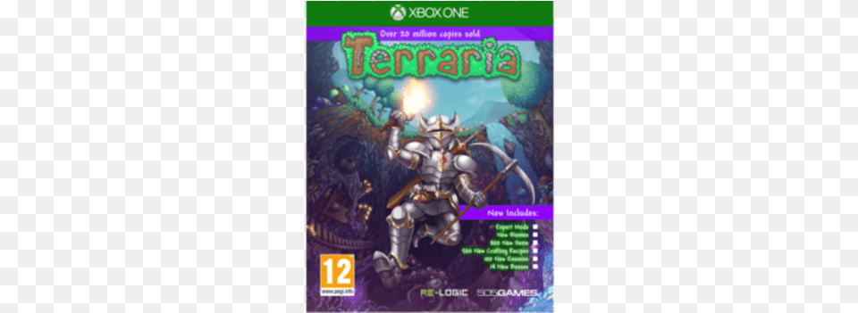 Terraria For Xbox One Xbox One Terraria, Book, Comics, Publication, Knight Free Png Download