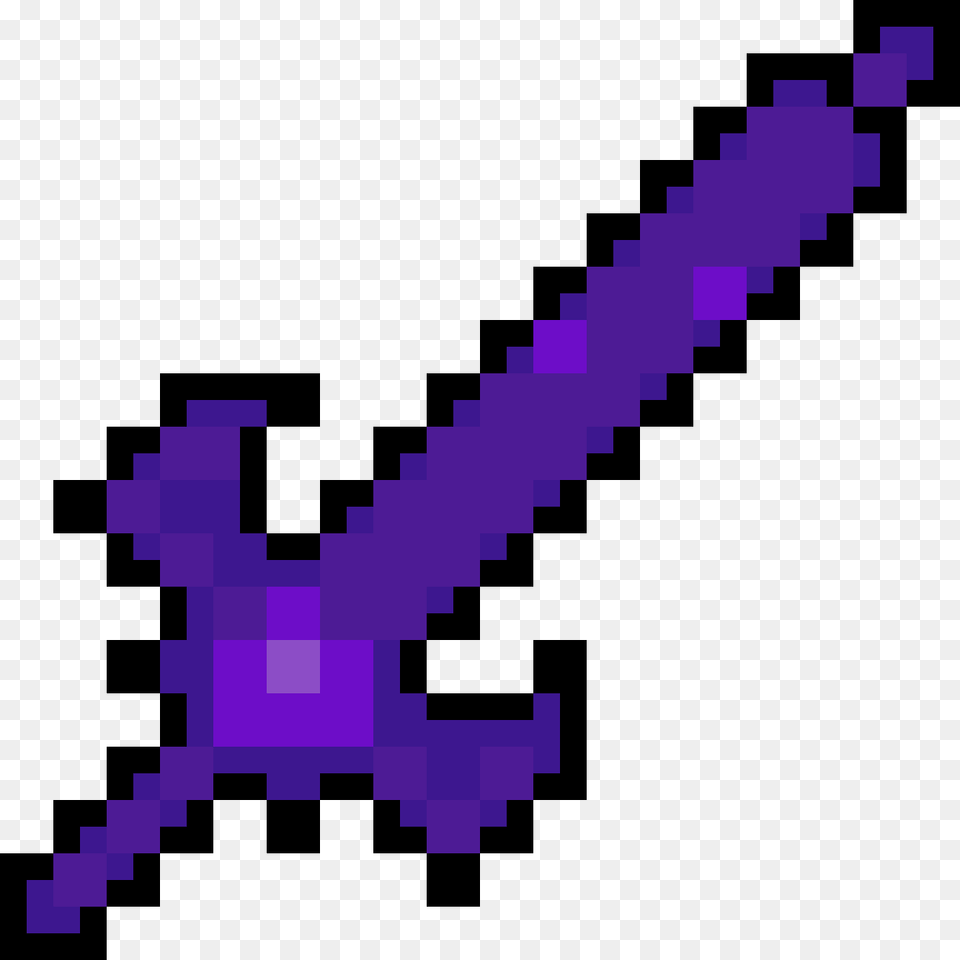 Terraria Lights Bane Black Sword Texture Minecraft, Weapon, Electronics, Hardware Free Png