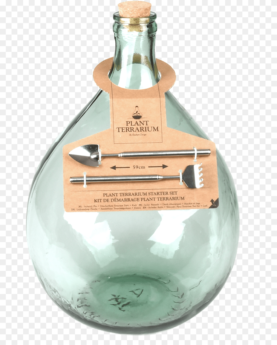 Terrarium Bottle 15 Litre Set Plant Terrarium Starter Kit, Jar, Glass, Device, Screwdriver Png