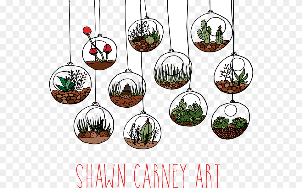 Terrarium Drawing, Potted Plant, Plant, Cutlery, Book Free Png