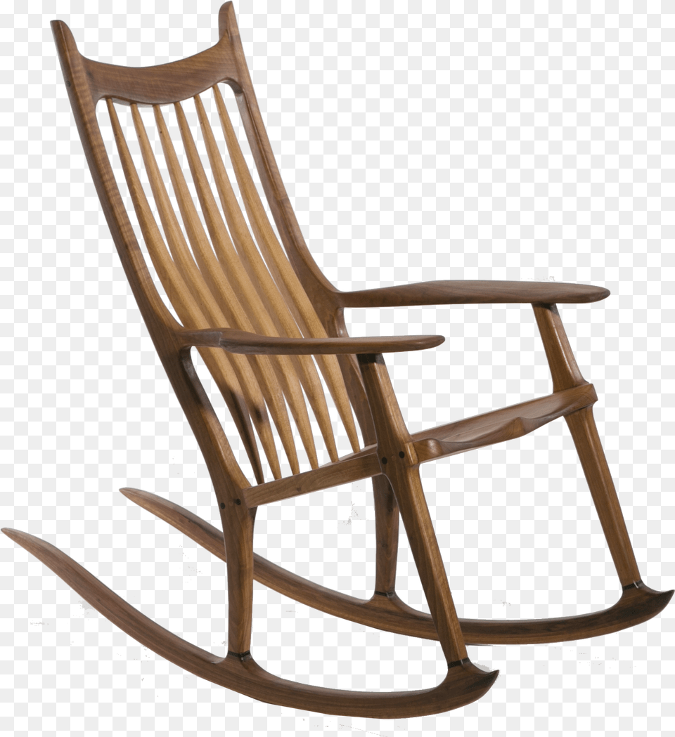 Terrasse En Ville Immobilier Sam Maloof Rocking Chair Template, Furniture, Rocking Chair Free Transparent Png