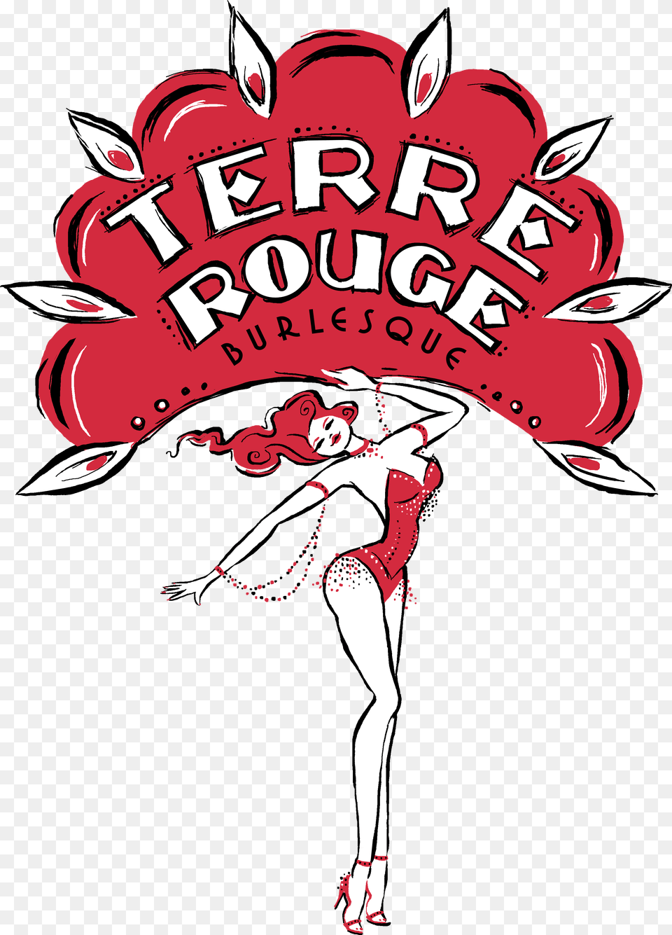 Terre Rouge Burlesque Illustration, Adult, Female, Person, Woman Free Png