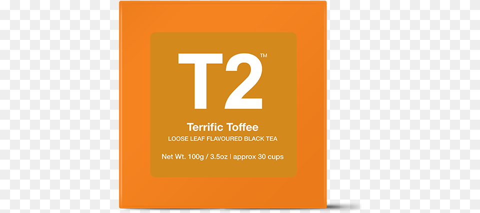Terrific Toffee Loose Leaf Gift Cube T2 Tea Jade Mountain, Advertisement, Poster, Text, Number Png Image
