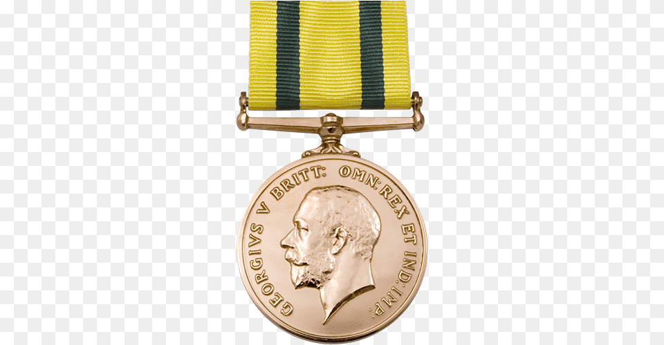 Territorial War Medal War Medal Transparent Background, Gold, Gold Medal, Trophy, Logo Png Image