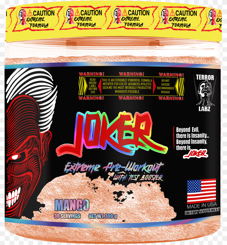 Terror Labz Joker Pre Workout, Baby, Person, Food, Face Free Png