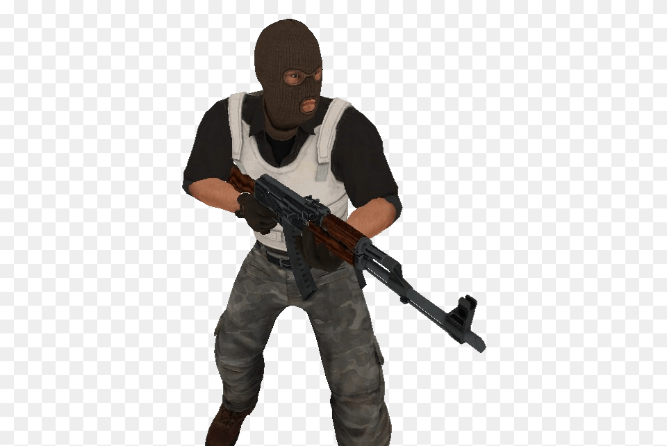 Terrorist, Firearm, Gun, Rifle, Weapon Png Image