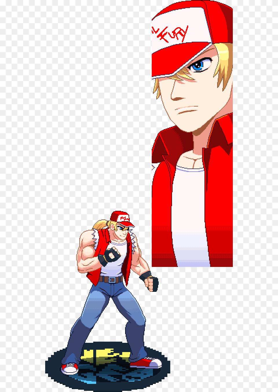 Terry Bogard Suge9 Terry Smash Bros Fan Art, Book, Comics, Publication, Baby Free Png