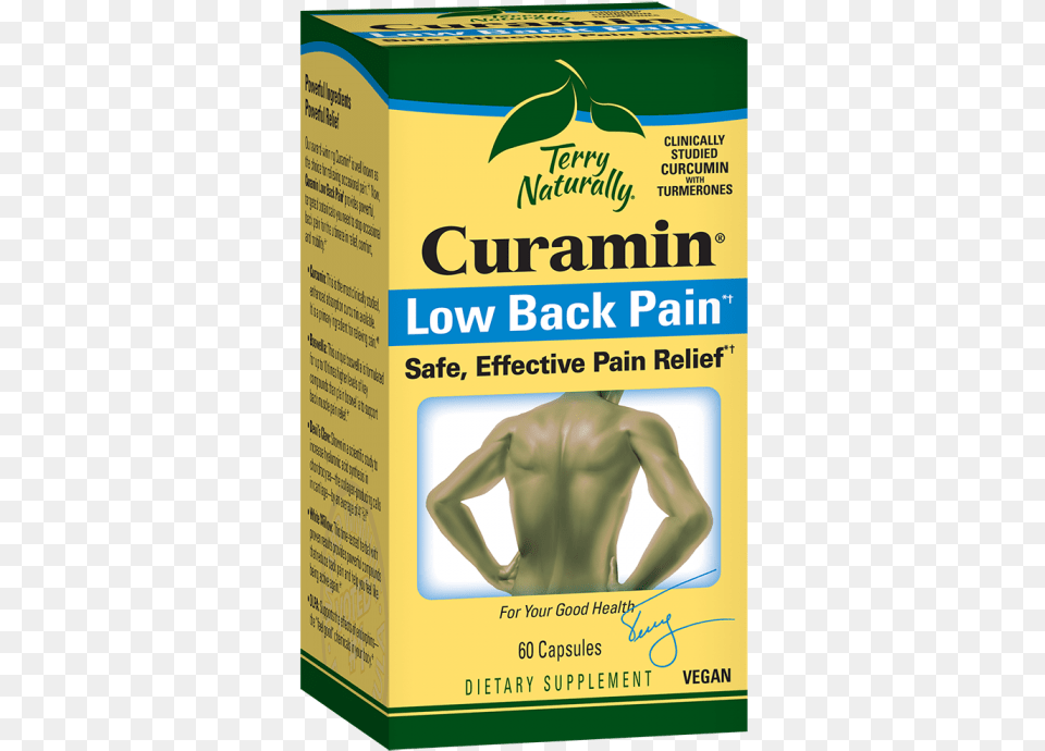 Terry Naturally Curamin Extra Strength Pain Relief, Back, Body Part, Person, Herbal Png