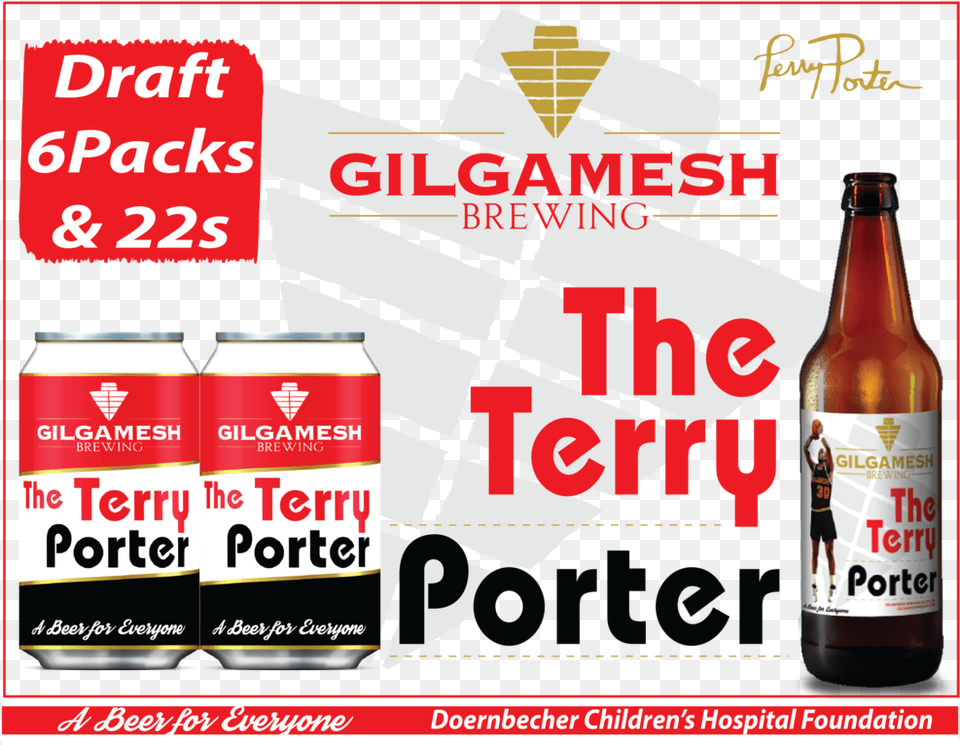 Terry Porter 2 Pager, Advertisement, Alcohol, Beer, Beverage Png