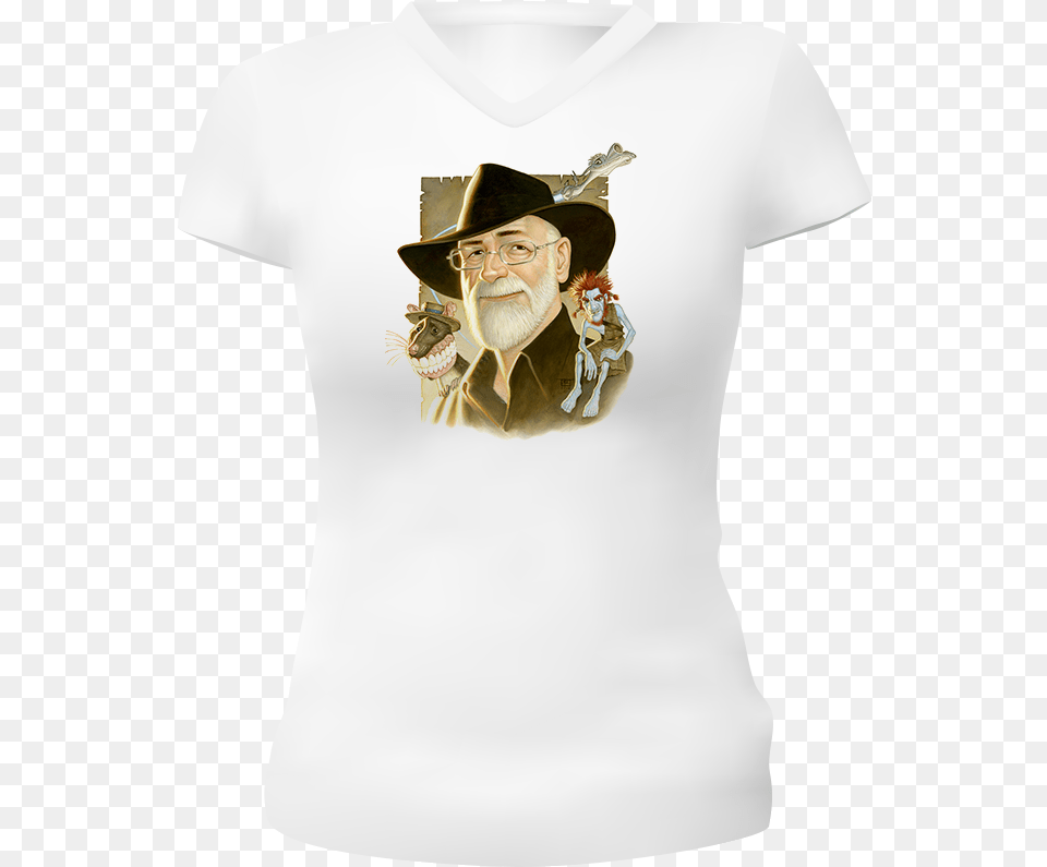 Terry Terry Pratchett Paul Kidby, T-shirt, Clothing, Person, Man Free Png