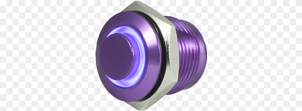 Tesi Filo 16mm Led Momentary Push Button Guitar Kill Push Button, Purple, Machine, Spoke, Disk Free Transparent Png