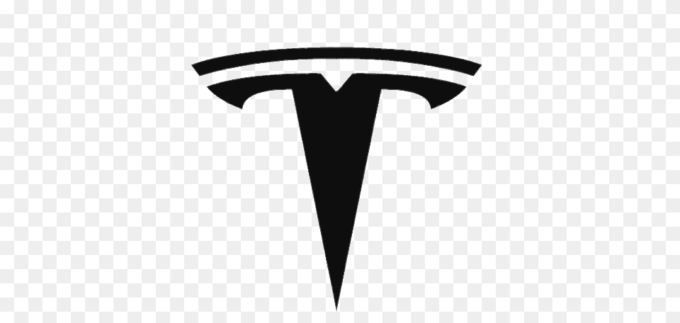 Tesla Black Symbol Logo, Cross, Stencil, Weapon Free Png