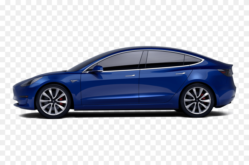 Tesla Car, Alloy Wheel, Vehicle, Transportation, Tire Png Image