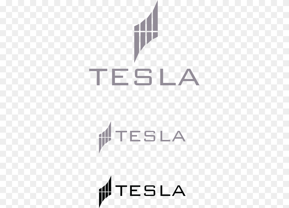 Tesla Logo Design Black And White, Text, Stencil, City Png Image