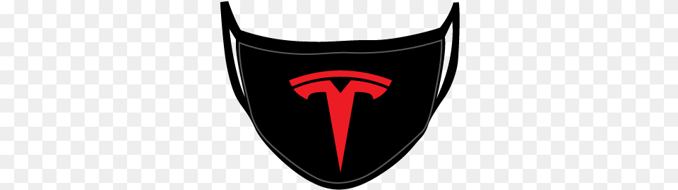 Tesla Logo Face Mask Tesla Logo, Armor Png
