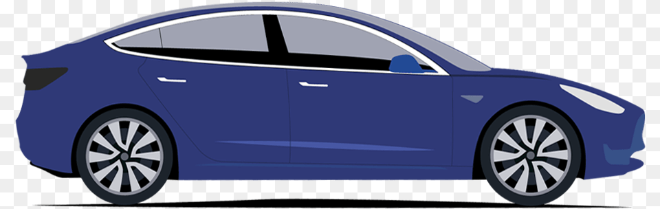 Tesla Model 3 Clip Art, Alloy Wheel, Vehicle, Transportation, Tire Png Image