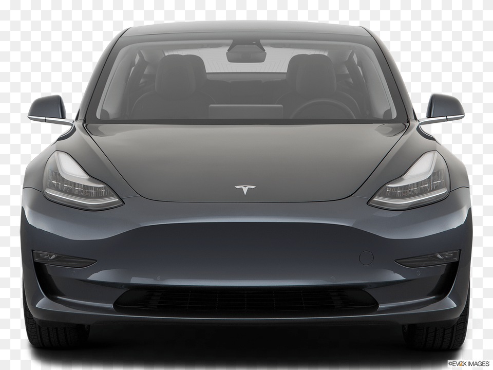 Tesla Model 3 Front View, Bumper, Car, Sedan, Transportation Free Transparent Png