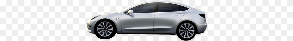 Tesla Model 3 Grey Side View Tesla Model 3 Side View, Alloy Wheel, Vehicle, Transportation, Tire Free Png Download