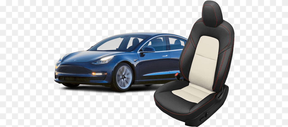 Tesla Model 3 Leather Seats Car Seat Covers Custom Tesla Leather Seat, Home Decor, Vehicle, Chair, Cushion Free Png