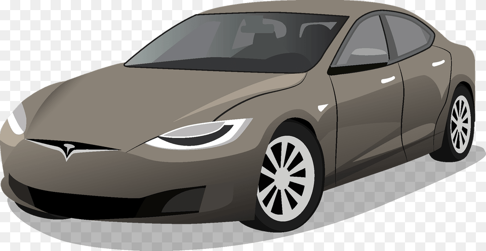 Tesla Model S Clipart, Car, Vehicle, Sedan, Transportation Free Transparent Png