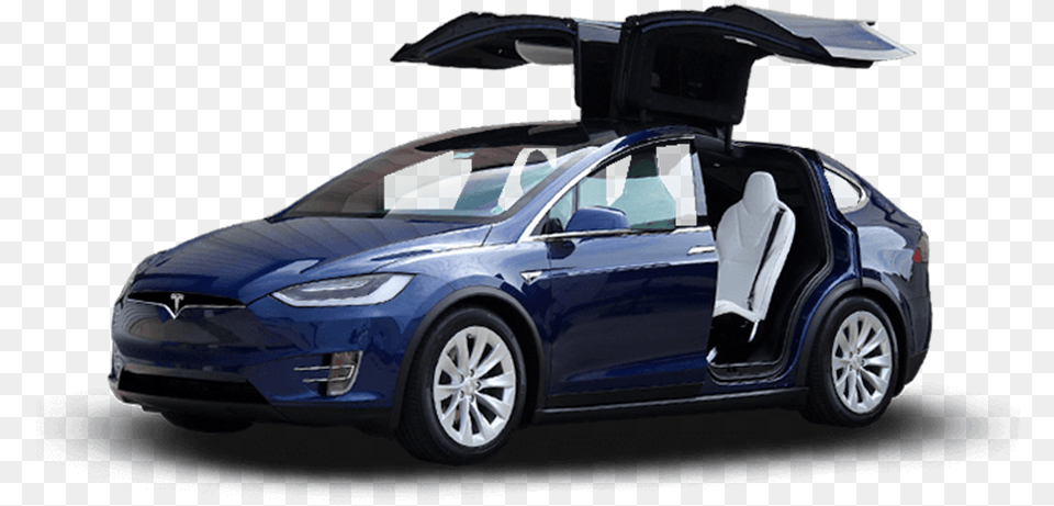 Tesla Model X In White Tesla Model 2020 X, Alloy Wheel, Vehicle, Transportation, Tire Free Png