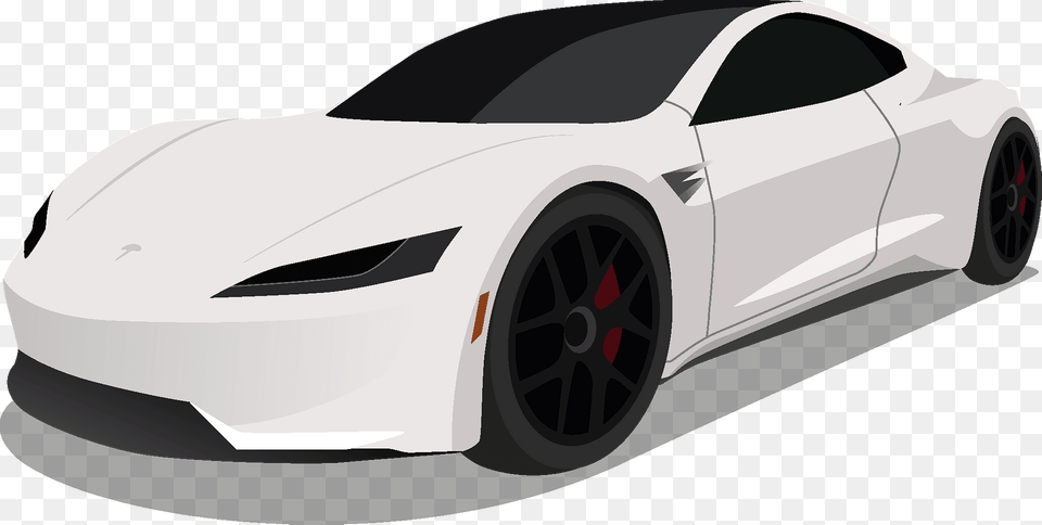 Tesla Roadster Clipart, Wheel, Car, Coupe, Machine Free Png
